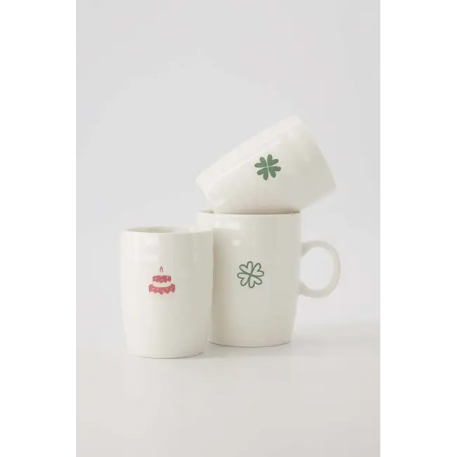 Zusss Zusss koffiemok taart wit/roze