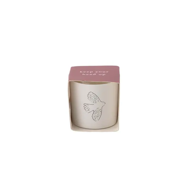 Zusss Zusss geurkaarsje in wikkel keep your wit/rood