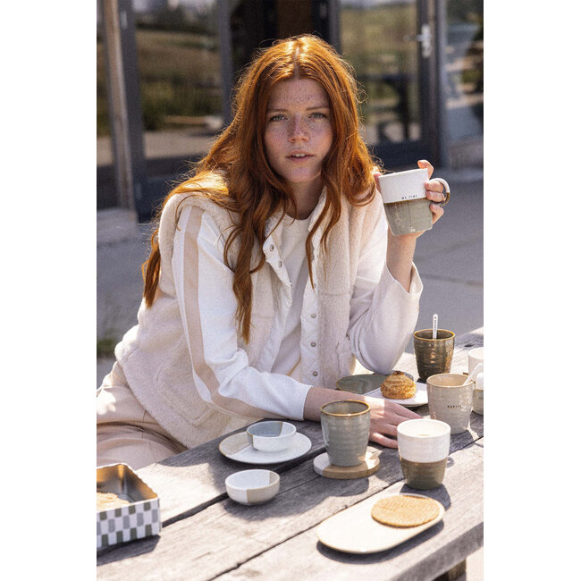 Zusss Zusss koffiemok darling grijsblauw