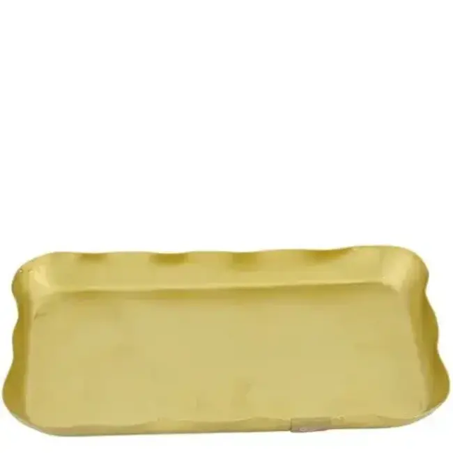 Zusss Zusss servethouder metaal rechthoek goud