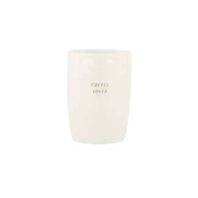 Zusss Zusss koffiemok coffee lover wit/goud