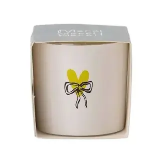 Zusss Zusss geurkaarsje in wikkel merci wit/grijsblauw