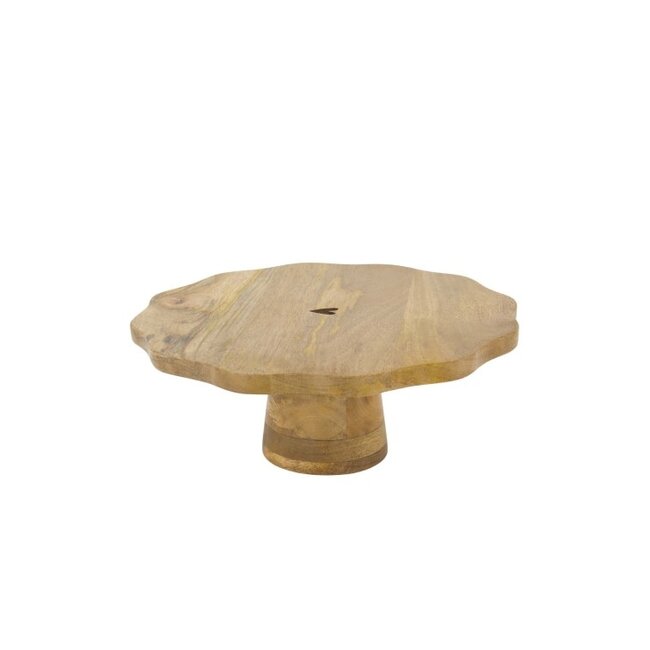 Zusss Zusss taartplateau hout hartje naturel