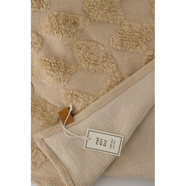 Zusss Zusss plaid hartje zand/donkergroen