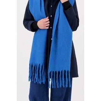Zusss Zusss sjaal met franje blauw