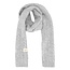 Zusss Zusss sjaal met kabel lichtgrijs