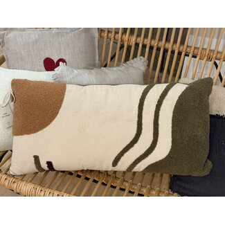 Zusss Zusss kussen organische print 60x30