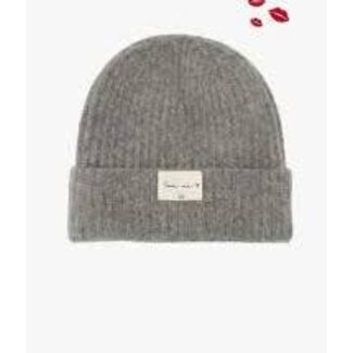 Zusss Zusss muts met kabel lichtgrijs