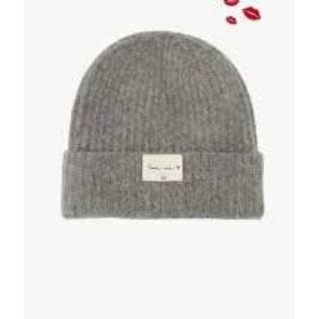 Zusss Zusss muts met kabel lichtgrijs