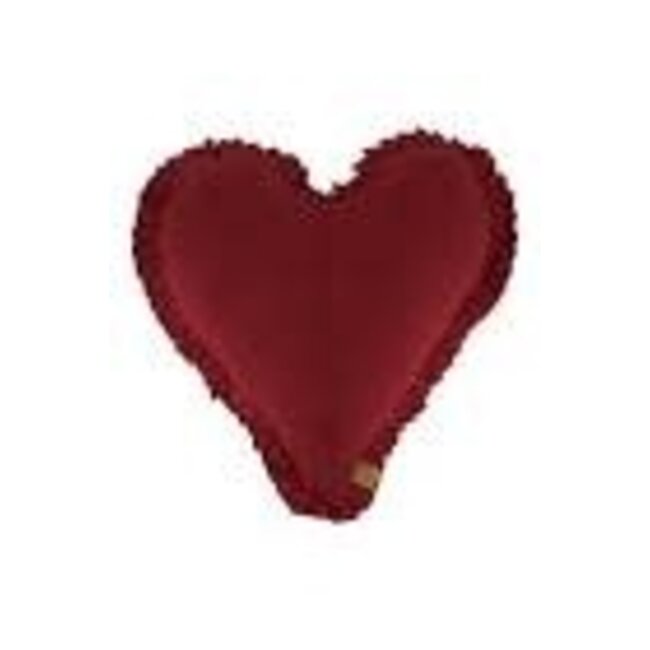 Zusss Zusss kussen hartvorm port 36x40