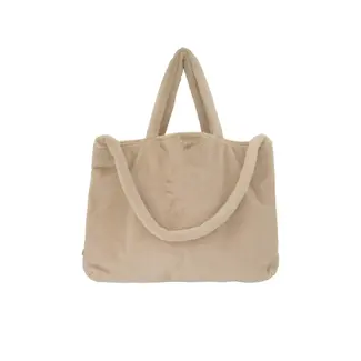 Zusss Zusss shopper van faux fur beige