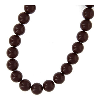 Fushi Fushi ketting acryl kralen 16mm donkerbruin