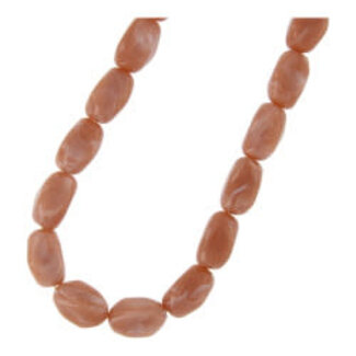 Fushi Fushi ketting acryl kralen zalm