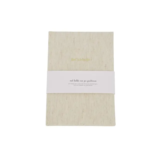Zusss Zusss Herinneringenboekje lief kleintje linnen/goud