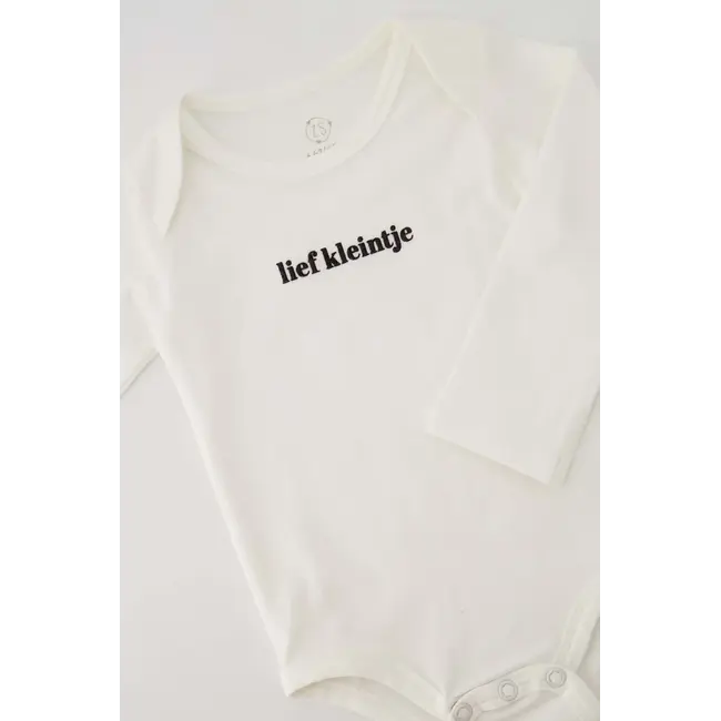 Zusss Zusss rompertje lief kleintje in doosje wit/zwart