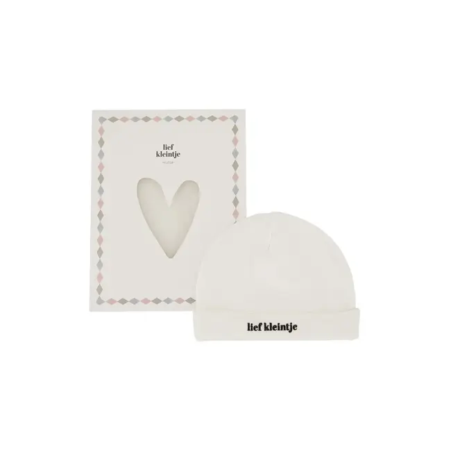 Zusss Zusss mutsje lief kleintje in doosje wit/zwart