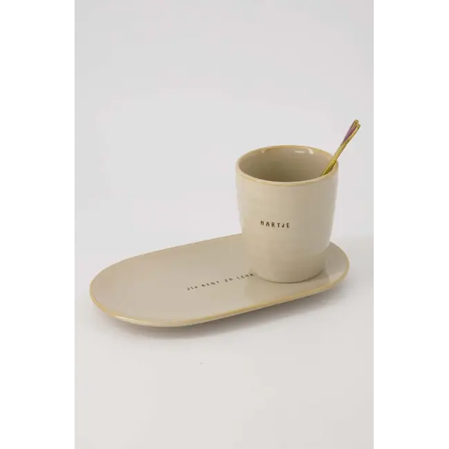 Zusss Zusss Serveerschaal jij bent zo leuk zand