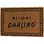 Zusss Zusss deurmat welcome darling bruin/zwart