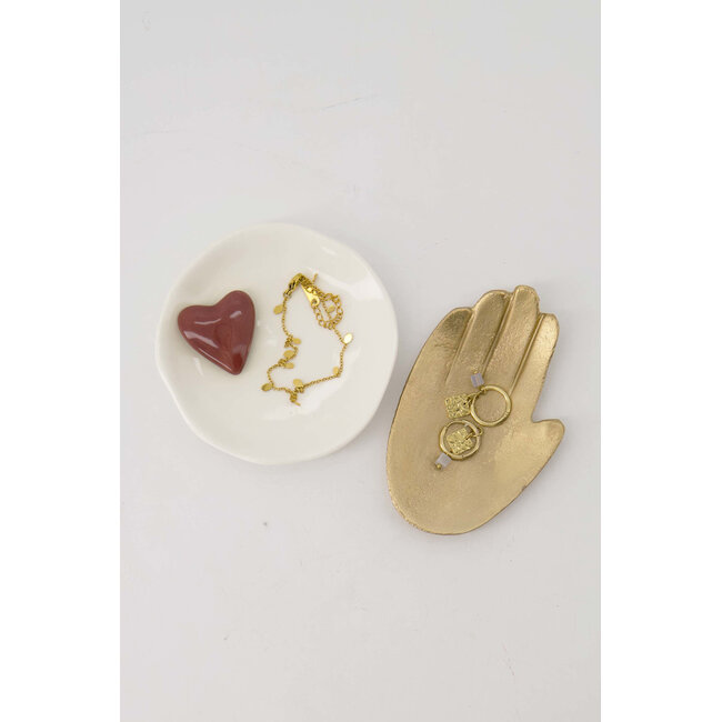 Zusss Zusss schaaltje metaal hand goud