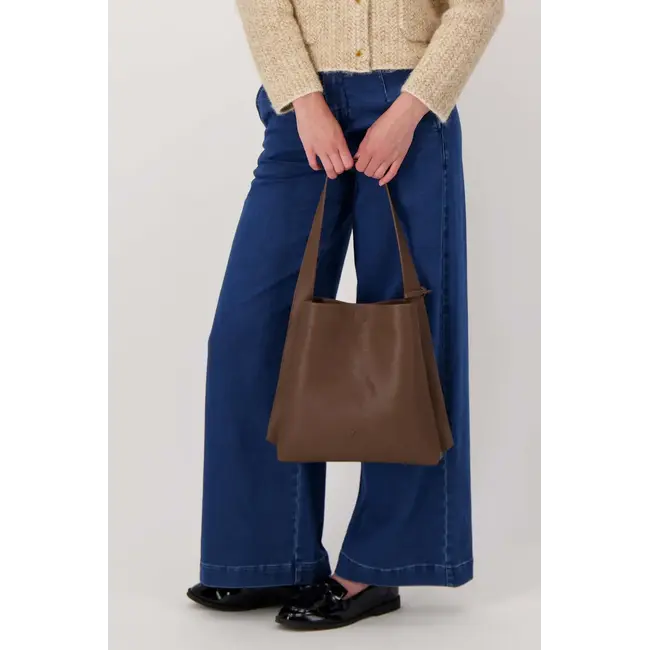 Zusss Zusss schoudertas met make up tasje