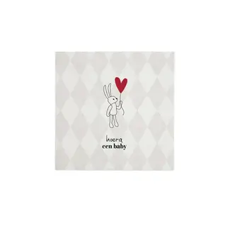 Zusss Zusss servetten hoera een baby