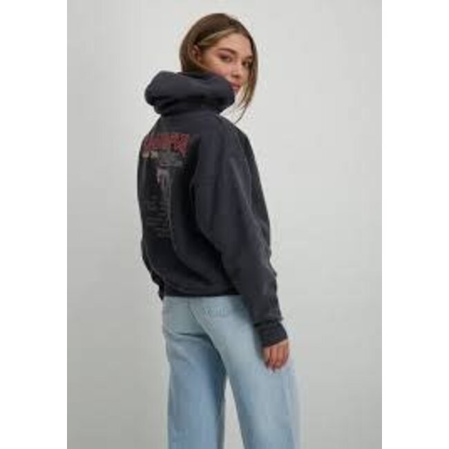 Colourful Rebel concert acid wash clean hoodie