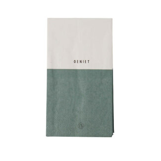 Zusss Zusss servetten geniet groen wit