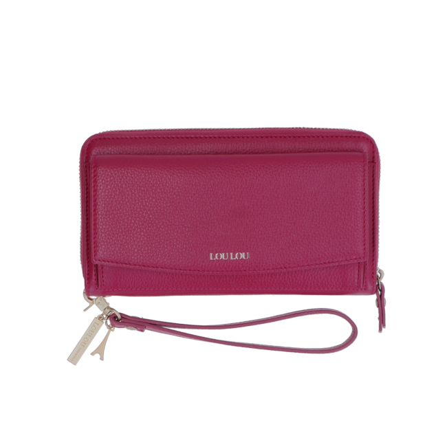 LouLou Essentiels LouLou Essentiels SLB Portemonnee Berry gold