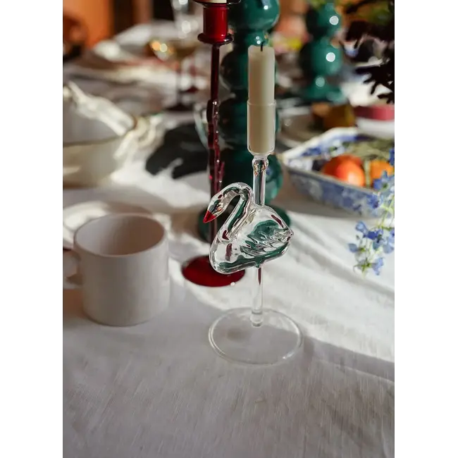 Anna + Nina Anna+Nina swan lake candle holder