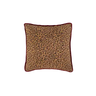 Anna + Nina Leopard Cushion