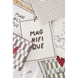 Zusss geurzakje magnifique wit/antracietgrijs