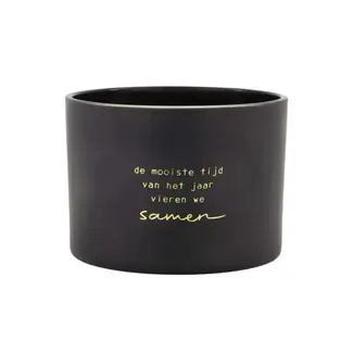 Zusss Geurkaars mooiste tijd van het jaar winterkolen zwart