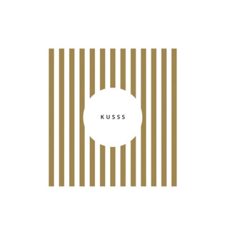 Zusss Servetten kusss streep oker