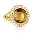 My bendel MB3675 - My Bendel - Smoky Topaz Ring – Elegant en Earthy