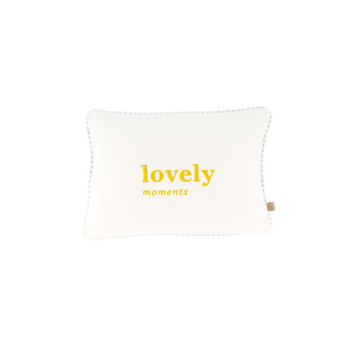 Zusss Kussen Lovely Moments Gekleurde Bies 35 x 25 cm