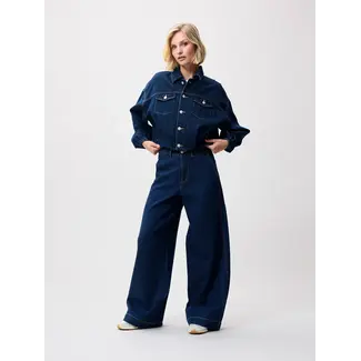 Catwalk Junkie CATWALK JUNKIE - TUCK IN DENIM JACKET - DARK BLUE