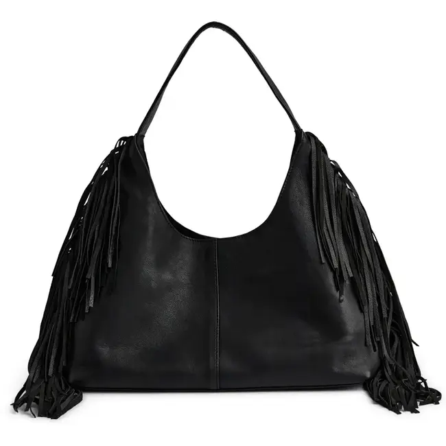 Depeche DEPECHE - FRINGE BAG - BLACK