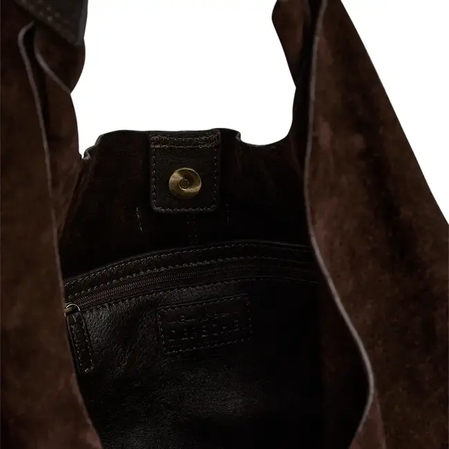 Depeche DEPECHE - SUEDE SHOPPER BAG - CHOCOLATE