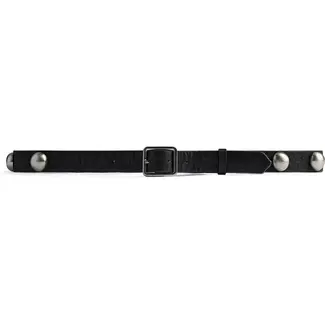 Depeche DEPECHE - LEATHER BELT WITH STUDS - BLACK