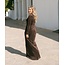 Bolina Island BOLINA ISLAND - FIESTA DRESS  - DARK BROWN
