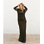 Bolina Island BOLINA ISLAND - FIESTA DRESS  - DARK BROWN