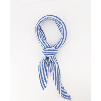 BY JEAN FAVORITES BY JEAN FAVORITES - KAIA SCARF - BLUE/OFF WHITE