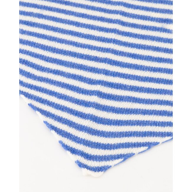 BY JEAN FAVORITES BY JEAN FAVORITES - KAIA SCARF - BLUE/OFF WHITE