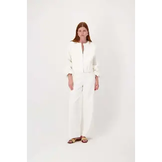 Zusss ZUSSS - WIDELEG JEANS - OFF WHITE