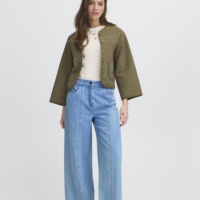 Atelier Reve ATELIER REVE - IRQUINNA JACKET - OLIVE GREEN