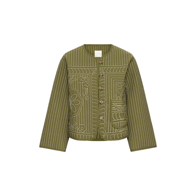 Atelier Reve ATELIER REVE - IRQUINNA JACKET - OLIVE GREEN