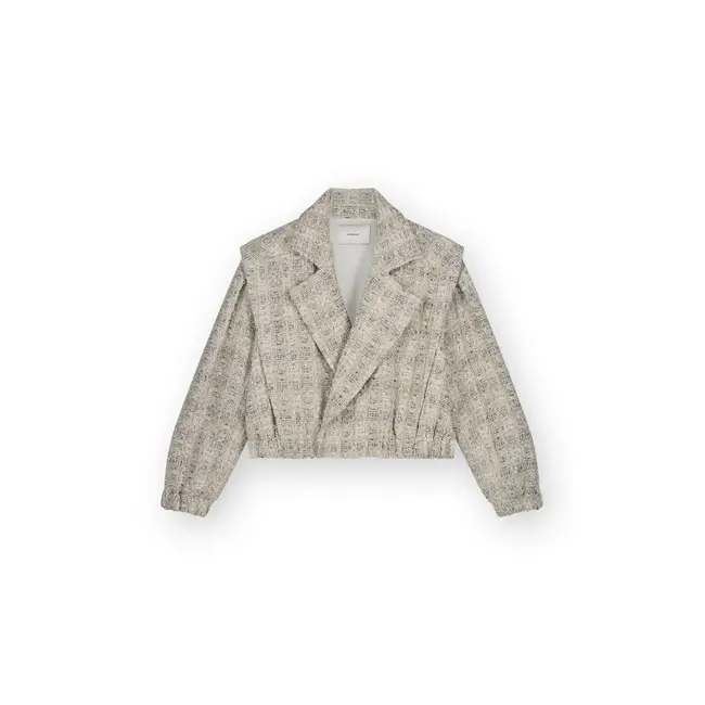 Homage HOMAGE - TAILORED TWEED JACKET - FRESH BLUE