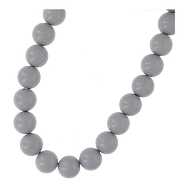 Fushi FUSHI - KETTING ACRYL - LICHT GRIJS