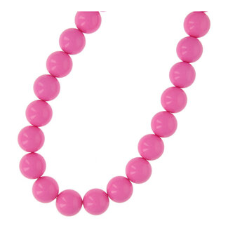 Fushi FUSHI - KETTING ACRYL KRALEN 18mm - ROZE
