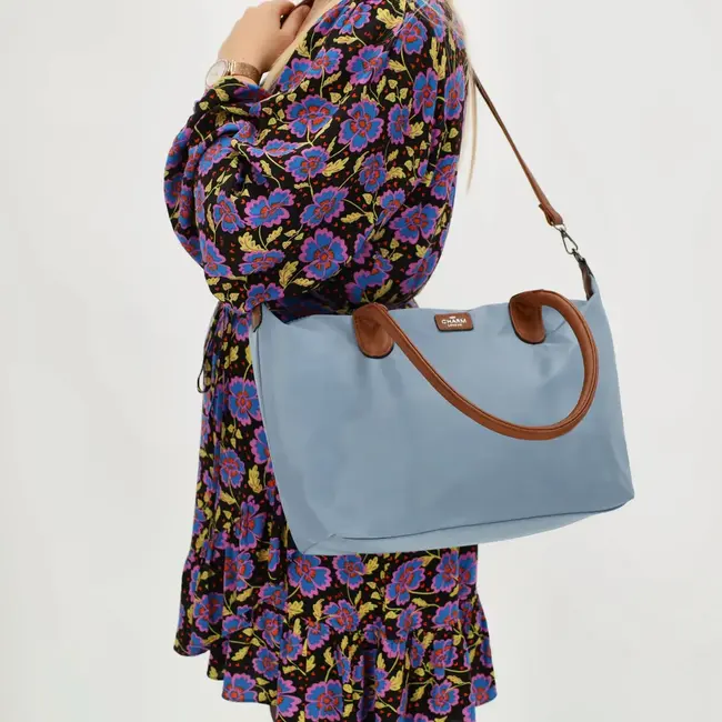 Charm CHARM LONDON - BUCKINGHAM SHOPPER - STEELBLUE